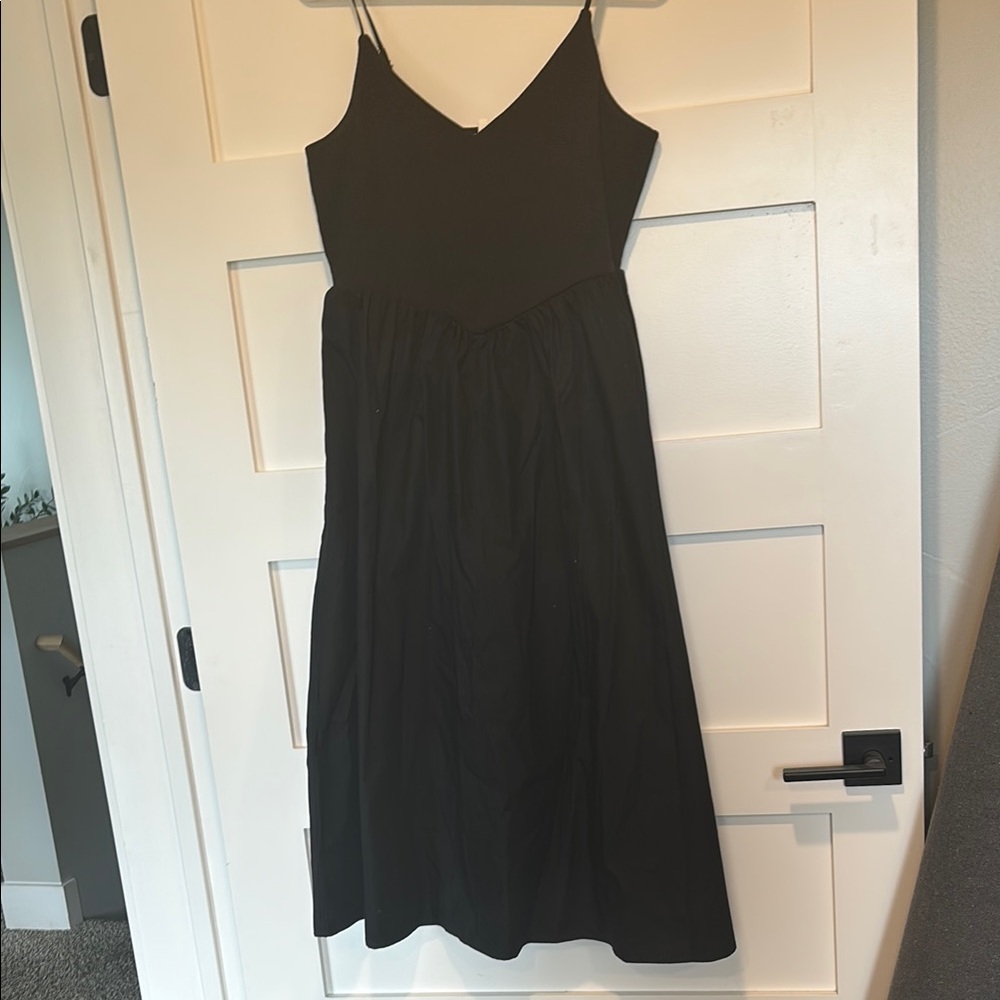 Maurices Black Spaghetti Strap Midi Sundress